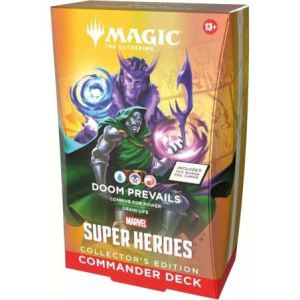 DECK COMMANDER COLLECTOR MAGIC THE GATHERING - MARVEL SUPER HEROES - DOOM PREVAILS - ENG